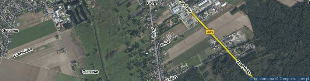 Zdjęcie satelitarne Długa ul.